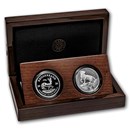 2026 South Africa 2-Coin Silver Krugerrand & Leopard Proof Set